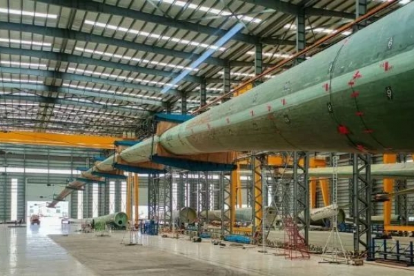 亞洲最長(zhǎng)！103米風(fēng)電葉片完成靜力測(cè)試